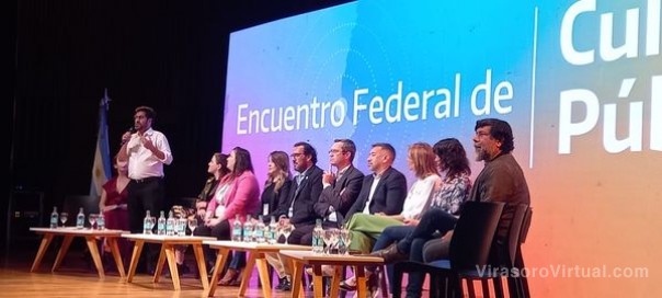Virasoro presente en el Encuentro Federal de Cultura Pública