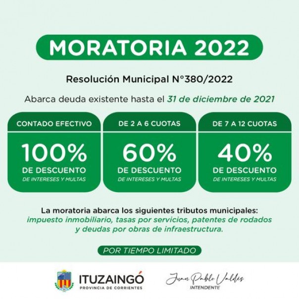 Moratoria 2022