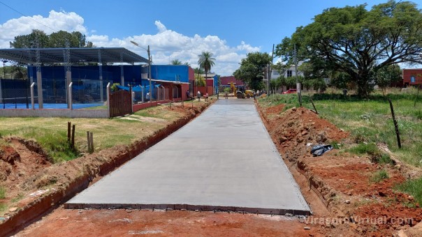 Barrio 17 de Agosto: la Provincia avanza con el pavimento de la Paul Groussac