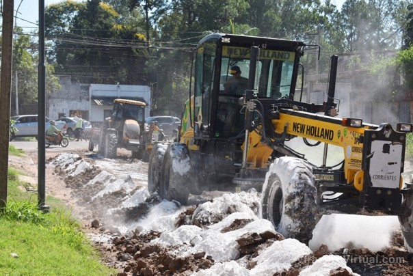 La Provincia pavimentará con concreto asfáltico 18 cuadras del barrio General Madariaga