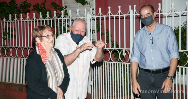 Inauguración de nuevas luces Led en el Barrio San Martin