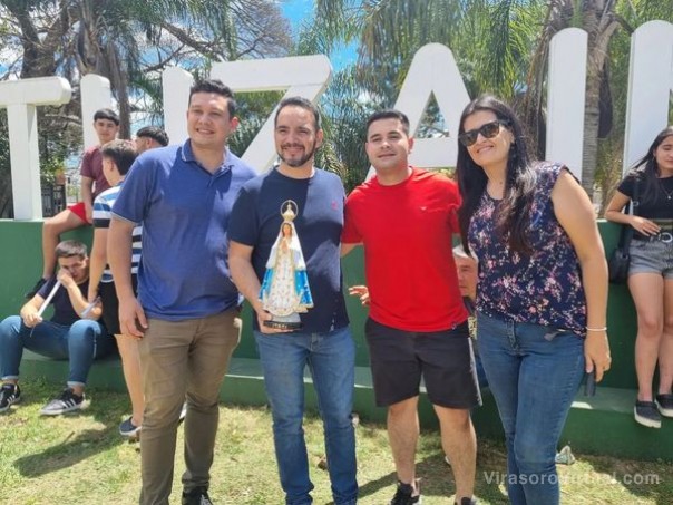 El intendente Juan Pablo Valdés recibió a los alumnos de 6° año de la Escuela Normal Dr. Pedro Bonastre
