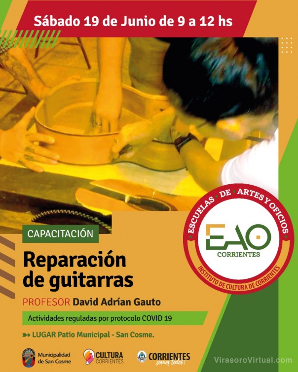 Comienzan los talleres de reparación de guitarra y coros infantiles en San Cosme