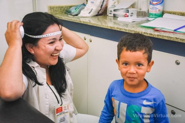 Acompañaron el operativo sanitario de la Unidad Pediátrica Móvil del Centro CONIN Santo Tomé, Corrientes