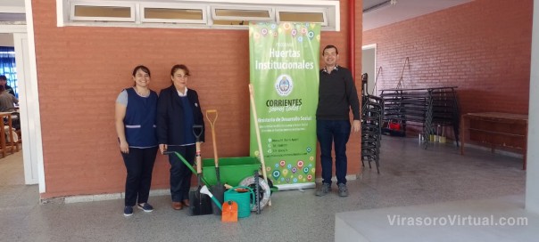 Desarrollo Social entregó kits de herramientas y semillas