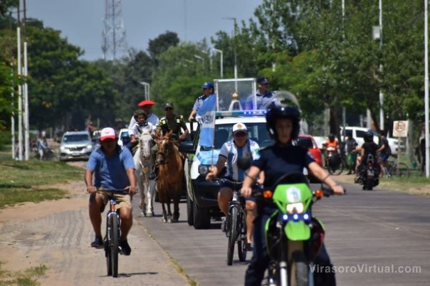 La virgen peregrina de Itatí de visita en Ituzaingó
