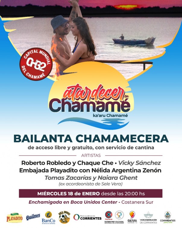 Este miércoles se podrá disfrutar del tercer y último "Atardecer en Chamamé"