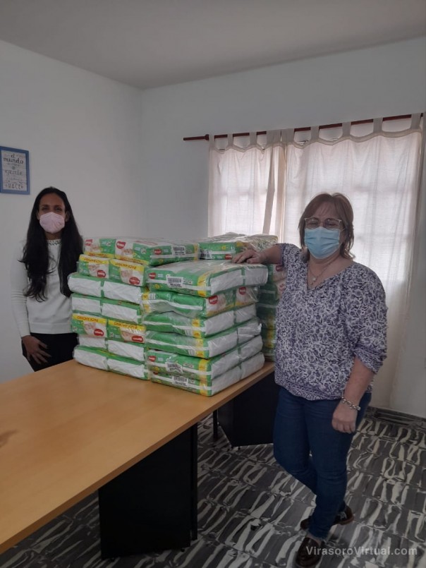 COPRODIS entregó pañales para el Hospital Neonatal Eloísa Vidal