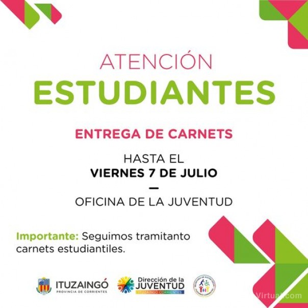 ¡Atención estudiantes!