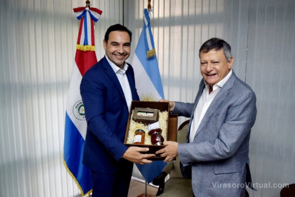 Valdés en Asunción avanzó en una agenda de integración con Paraguay