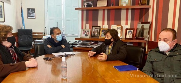Cardozo se reunió con la Cooperadora y directivos del hospital Geriátrico
