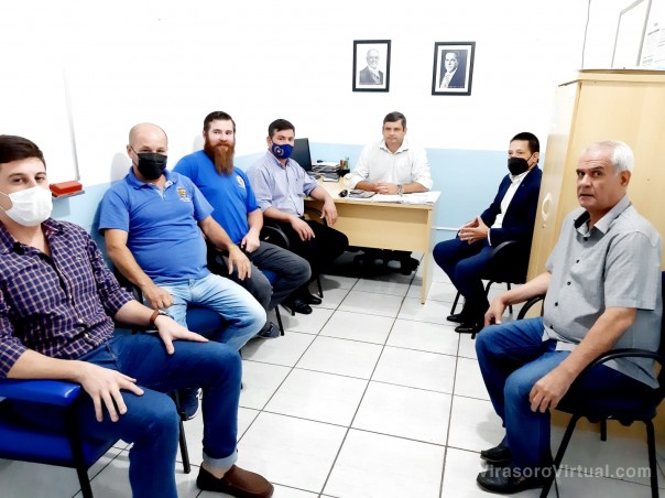Reunión entre autoridades de tránsito de Sao Borja y Santo Tomé
