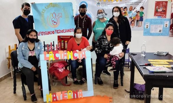 En el Marco de la Semana Mundial de la Lactancia desde el CIC del Barrio San Jorge,