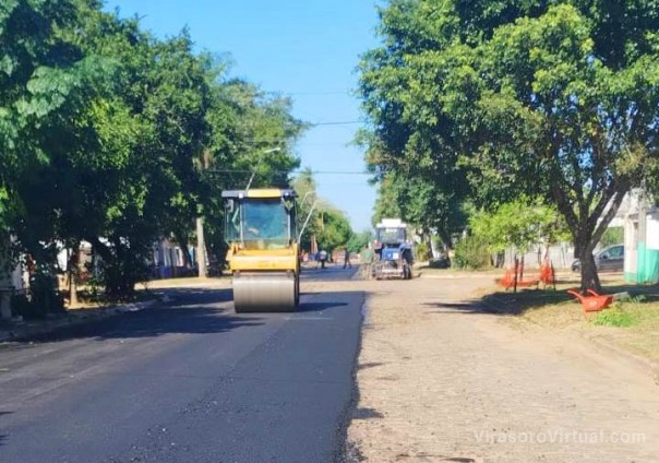 La Provincia reasfalta 22 cuadras en la ciudad de Ituzaingó
