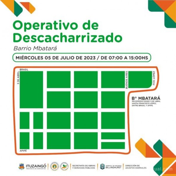 Operativo de descacharrizado