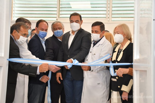 Valdés inauguró instalaciones sanitarias en Goya y revalorizó la importancia del personal de salud