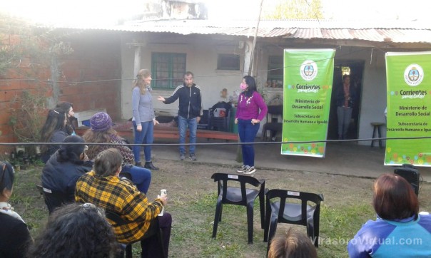 Desarrollo Social brindó charla motivacional en el Bº Quintana
