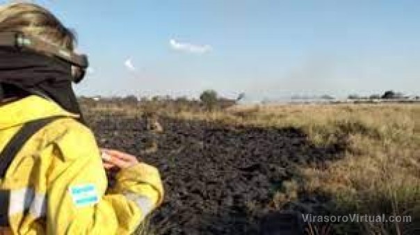 Se registraron 97 incendios de pastizales en 31 días