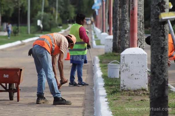 ¡Estamos trabajando en la limpieza y mantenimiento de la ciudad!