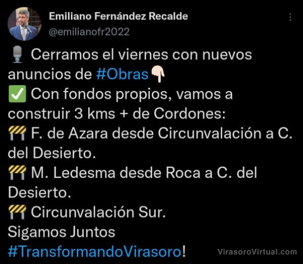 Nuevas obras