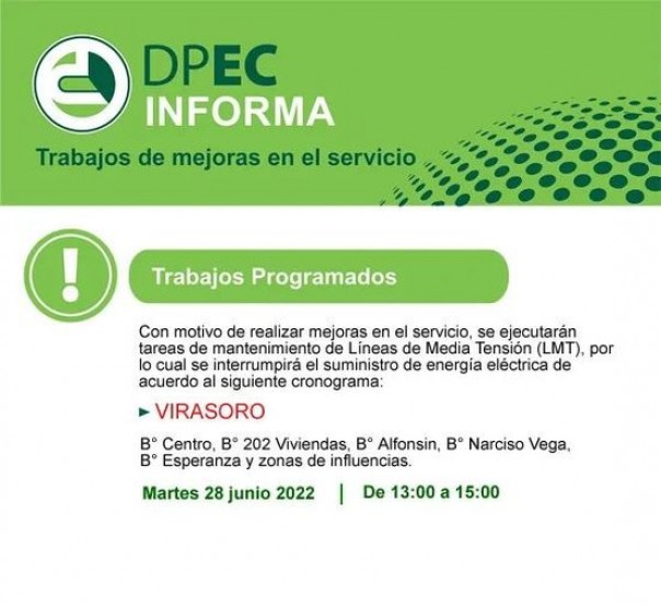 DPEC informa: