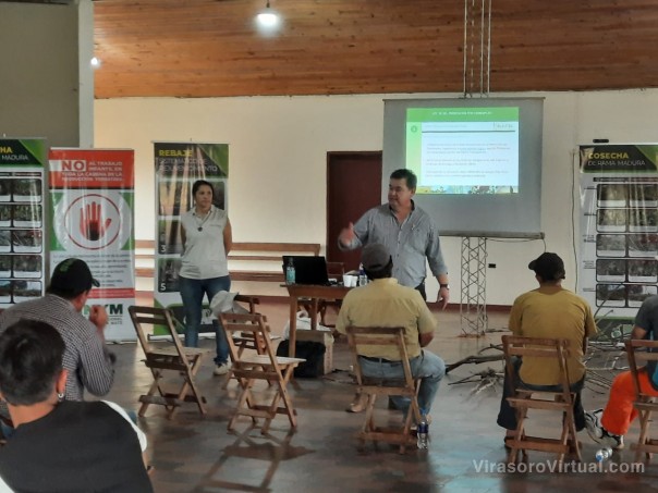 Capacitaron a trabajadores forestales y yerbateros