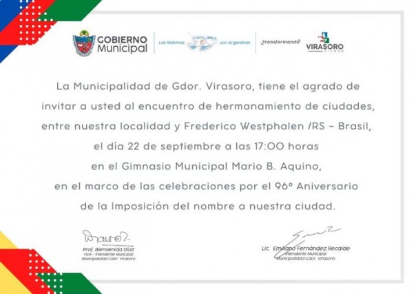 Acta Compromiso de Hermanamiento de Ciudades