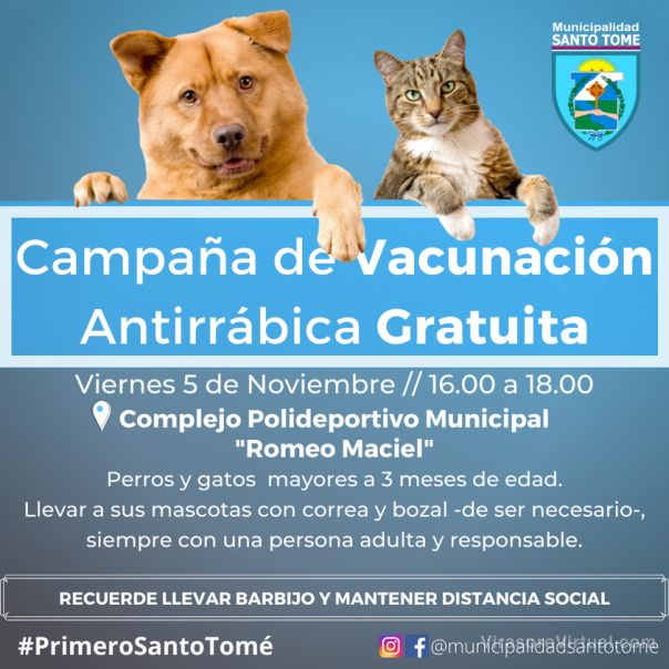 Campaña antirrábica.