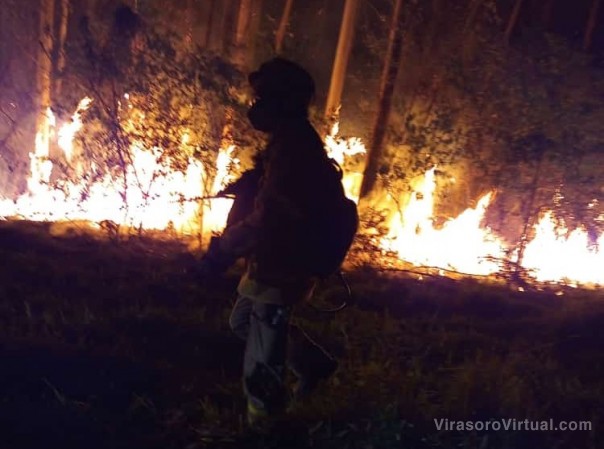 Defensa Civil coordina arduas labores para sofocar los incendios y solicita extremar precauciones para evitarlos