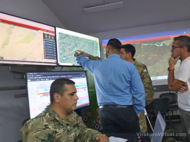 Trabajan para sofocar incendios en las zonas de Socorro, Villa San Alonso, Caimán, Caá Catí, y Aguay Grande