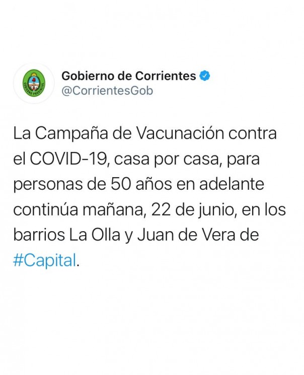 Vacunan casa por casa en los barrios La Olla y Juan de Vera de Capital