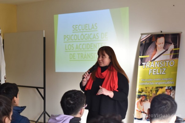 Continúan las charlas de tránsito en las escuelas