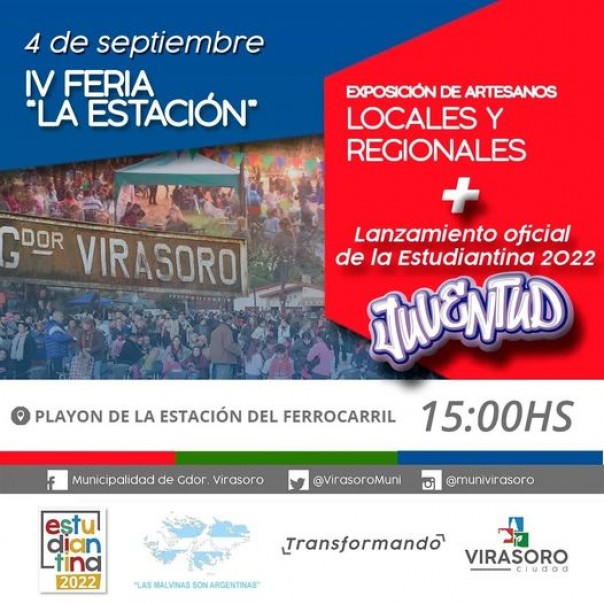 Este domingo 4 de septiembre nos encontramos en una nueva edición de la Feria de la Estación.