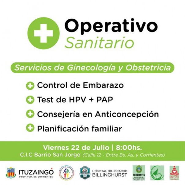 ¡Operativo Sanitario!