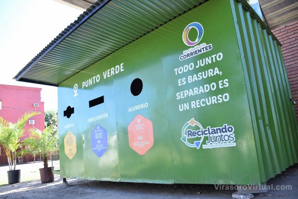 Tassano inauguró el 11º Punto Verde: “Cada vez hay más concientización ambiental y un mejor tratamiento de los residuos”