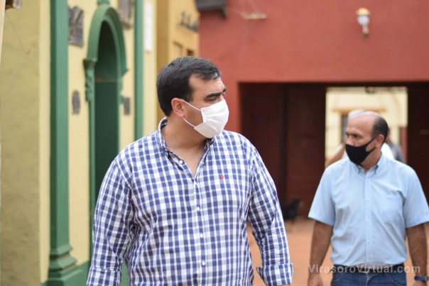 Intendente Suaid de recorrida por diferentes sectores y obras