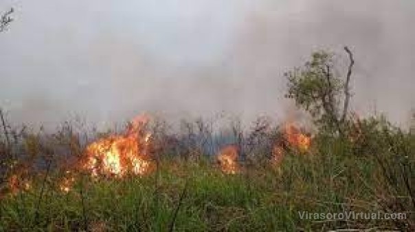 El fuego cerca al Iberá: buscan evitar que destruya instalaciones del Parque Nacional