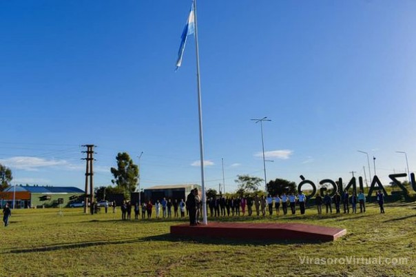 Acto y homenajes a los héroes de Malvinas al cumplirse un aniversario más del inicio de la Guerra de Malvinas