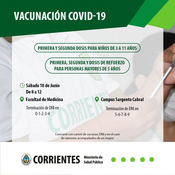 Salud Pública comunica cronograma de las vacunas contra el Covid-19 y la Antigripal