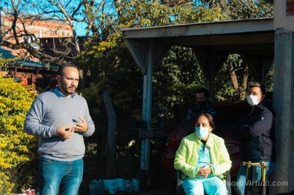 Juan Pablo Valdes continua visitando a los vecinos