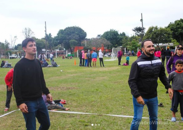 Juan Pablo Valdés estuvo en la cancha María Negra