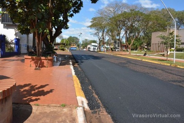 Avanza la repavimentación de la Avenida Lavalle