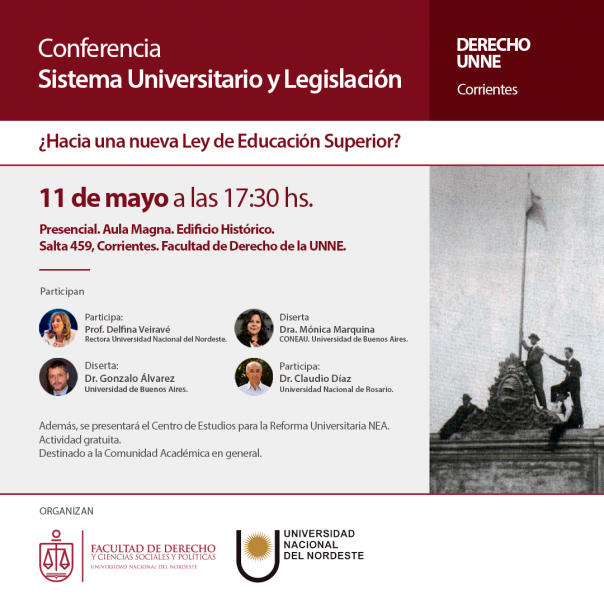 Abordaje sobre Sistema Universitario y Legislación en Derecho de la UNNE