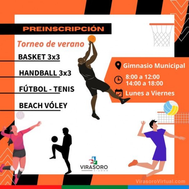 Ya están abiertas las preinscripciones para los torneos de verano 2022.