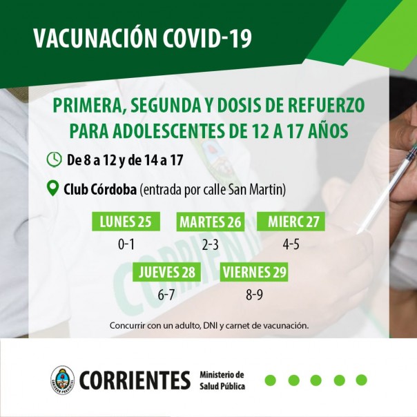 Salud Pública comunica cronograma de las vacunas contra el Covid-19 y la Antigripal