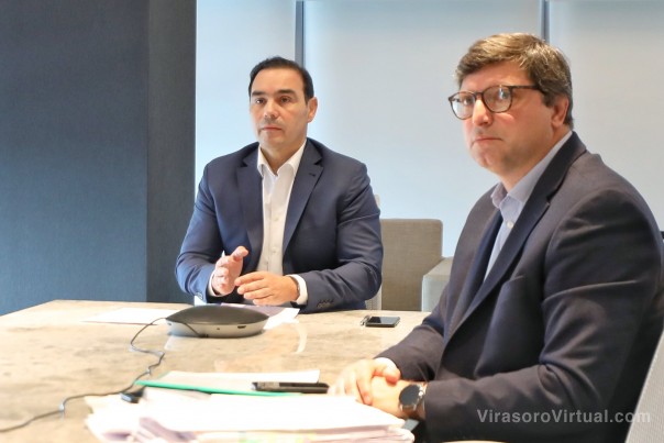 Valdés se reunió con directivos de una multinacional interesada en invertir en Corrientes