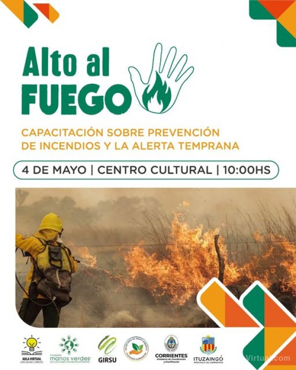 Capacitación sobre prevención de incendios y la alerta temprana