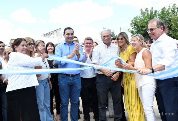 Barrio Güemes: con Valdés, Tassano inauguró la pavimentación de la avenida Montecarlo