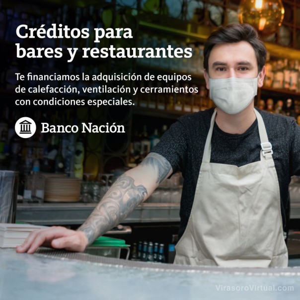 El Gobierno Nacional promueve su línea de créditos especiales para gastronómicos