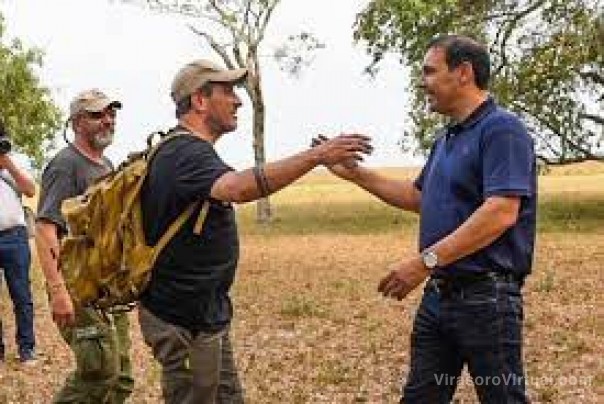 Valdés pidió ayuda a Europa y recorrió con Cabandié las zonas afectadas por incendios